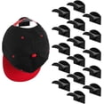 thumbnail image 1 of Wall Adhesive Hat Hooks, 16 Hat Racks, No Drill Hat Racks, for Baseball Caps (Black), 1 of 4