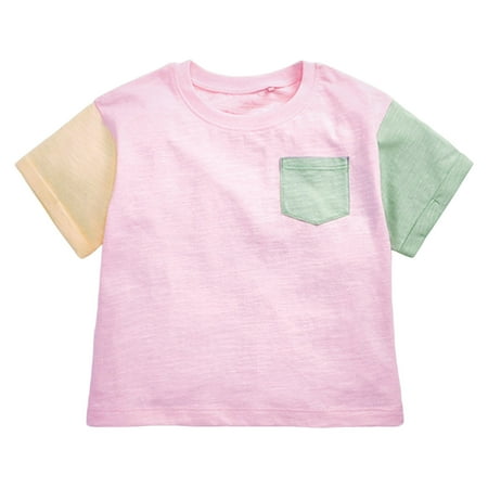 

Kids Toddler Girls T-Shirt Spring Summer Cartoon Cow Printed Short Sleeve Tops Lovely Clothes Child Kids Baby Clothing Dailywear