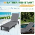 thumbnail image 3 of Devoko Set of 2 Outdoor Patio Chaise Lounge Chairs, Rattan Style, Multi-angle Adjustable, 3 of 7