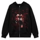 thumbnail image 1 of Blusa informal con capucha y estampado de calavera de Halloween para mujer Fridja fjkfkj4554, 1 of 3