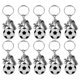 thumbnail image 1 of 10 llaveros de aleación para bolsos, regalos para aficionados al fútbol, colgantes de recuerdo de fútbol, accesorios para atletas., 1 of 6
