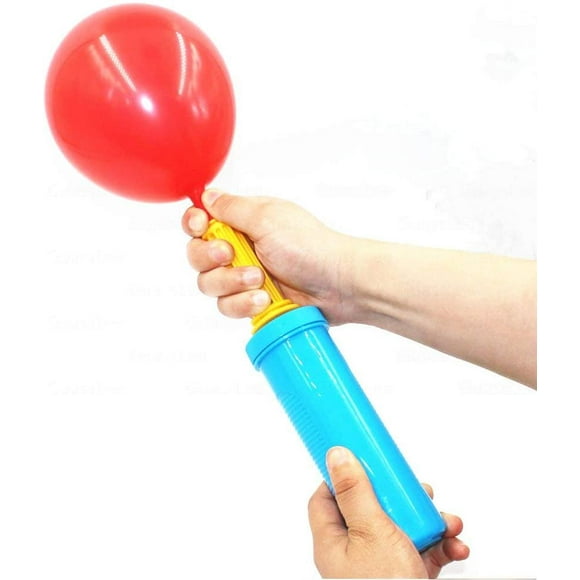 LASLU Hand Pump - Double Action Air Pumps for Balloons, Exercise Balls, Yoga Balls, Pool Floats