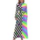 thumbnail image 2 of Patrón 1 de los años 80 de Kawaii, vestido largo, vestido de verano, ropa coreana para mujer, ropa de verano para mujer, vestido para mujer, 2 of 5