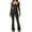 Black, variant on Sevevn Jumpsuit for Women Spring And Fall Tight Waistband Sleeveless Neck Long Jumpsuit Summmer Clearance