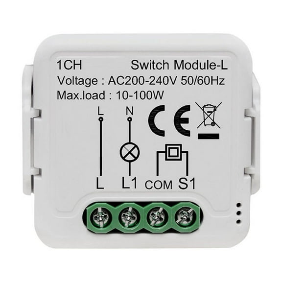 For Tuya for Zigbee for Smart Light Switch Module, No Neutral Conductor Required A