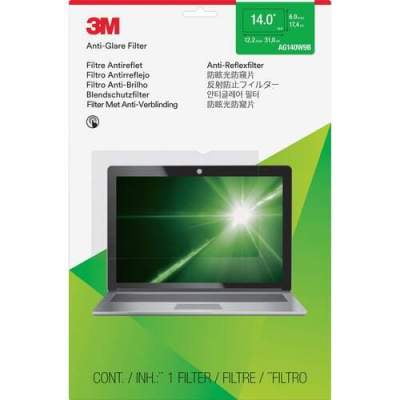 Touch Compatible 3M 15.6 Widescreen LCD Anti-Glare Screen Filter AG156W9B For Laptops & Notebooks