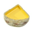 thumbnail image 1 of Plato de agua de agua de reptiles plato de terrario de terrario roca alimento para alimentar de comida para tortuga de serpiente de camaleón tortuga S, 1 of 8
