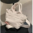 thumbnail image 6 of Kukuzhu Canvas Tote Handbag for Women Small Crossbody Bag Cute Shoulder Bag Casual Satchel Bag Mini Hobo Messenger Bag, 6 of 7