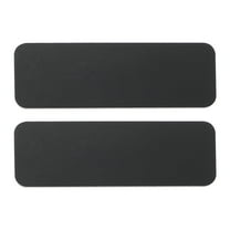 Customizable PVC Name Badges for School with Pin Back Black Color 2 Pieces