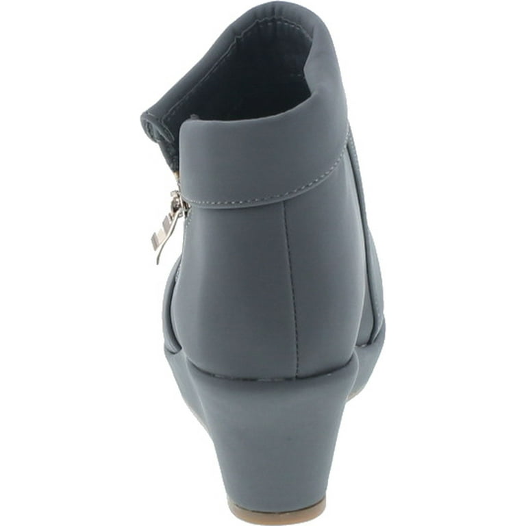 Lucky Top Stella-6K Children Girl's Platform Wedge Heel Fold Over