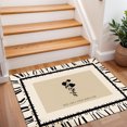thumbnail image 3 of 2x3 Entryway Rug Bathroom Rugs for Front Door Bedroom Kitchen, Washable Vintage Print Carpet, Floor Mat with Non Slip Backing, 3 of 8