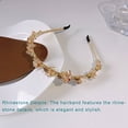 thumbnail image 3 of Qarigey Diadema de cristal para boda, tocado de novia, diadema para mujer, regalo de joyería, accesorios de ropa, tocado femenino azul Ropa, zapatos y accesorios Miscelánea Café Qarigey AP010738-03, 3 of 6