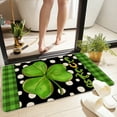 thumbnail image 4 of St Patricks Day Doormat Welcome Mat Green Shamrock Indoor Outdoor Porch Entrance Decor for Irish Festival Holiday(Green-A), 4 of 6