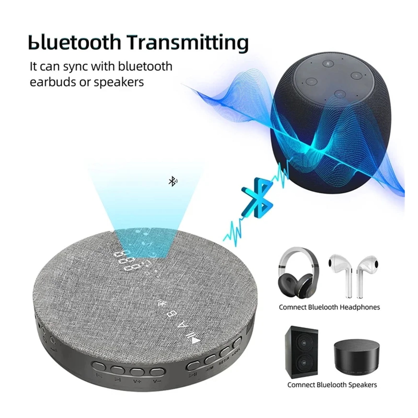 Multi-Functional CD Player DVD/VCD AV Player Wireless Bluetooth USB