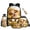Golden Retriever Puppy, variant on Yuyamidu Gothic Black Cat Backpack for 4th-5th Grade Girls Ages 8-10, 17 Inch Lightweight Sturdy Bookbag with Lunch Box, Pencil Case, Water Bottle Holder & Keychain, Set of 5, Back to School