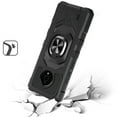 thumbnail image 3 of Kaleidio Case For Nokia C200 [Robotic Hybrid] Rugged Shockproof [Ring Stand] Magnetic Armor Impact Cover [Black/Black], 3 of 3
