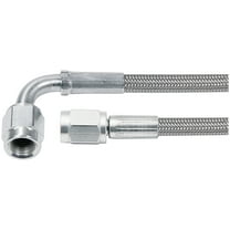 Allstar Performance ALL46304-24 24" #3 Braided Steel Lines With -3 Ends