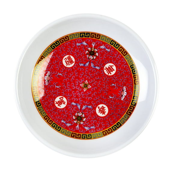 Excellante Longevity Melamine Dinnerware Collection 4 Oz ,4 1/2" Plate, Comes in Dozen