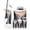 Color 1, variant on Bathroom Accessory Set 6 Piece Serene Evergreen Lake Landscape Art Trash can, Toothbrush Holder, Toothbrush Cup, Soap Dispenser, Soap Dish, Toilet Brush Holder