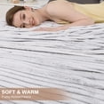 thumbnail image 6 of Electric Blanket, Cozy Luxury Faux Fur Fast Heating Full Heated Blanket with 6 Heating Levels & 4 Hours Auto Off, Soft Ribbed Flannel Warming Blanket, 6 of 9