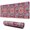 Colorful Tribal Pattern, variant on Long Mouse Pads for Desk,Colorful Tribal Pattern Desk Mats on Top Of Desks, Desk Mouse Pad Extra Large with 3mm Non-Slip Base and Stitched Edge for Gaming,Office,Work,Home 31.5"x11.8"