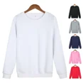 thumbnail image 2 of Men's Crew Neck Sweatshirt Thick Loose Fit Soft Basic Pullover Sweatshir Moisture Wicking & Breathable XS-3XL, 2 of 10