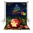 thumbnail image 1 of EREHome Tissu Polyester 5x7ft Rouge Pomme Arrière-Plan Photo Photo Accessoires Étoiles Décoration Photo Fond, 1 of 2