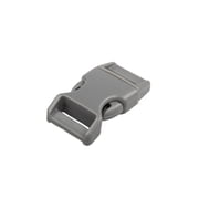 1/2 Inch Contoured Side Release Buckle - Titanium - 10 pack