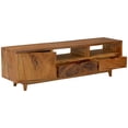 thumbnail image 4 of Massa Live Edge Suar Wood Cabinet with 1 door/2 drawers, 4 of 5