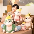thumbnail image 1 of 30-60cm New Monkey Plush Toy / Cute Little Monkey Doll with Banana Hat / Children's Birthday Gift / Car / Home Decoration zhangmengya LED, 1 of 2