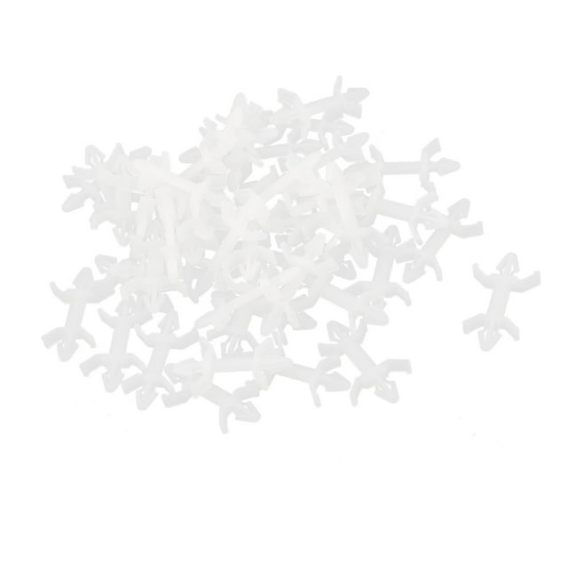 Unique Bargains 50Pcs Nylon PCB Support Spacer Standoff Locking Style 10mmx5mm