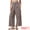Black Brown, variant on DARING DIVA Women's Striped Palazzo Lounge Pants X-Small Orange