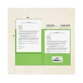 thumbnail image 4 of LUXPaper 9 x 12 Presentation Folder, Limelight Green, 250/Pack, 4 of 4