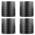 thumbnail image 1 of Bamboohart 4 Pieces Furniture Risers Anti Slip Bed Lift Risers for Desks Tables Cabinet Black, 1 of 9
