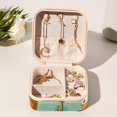 thumbnail image 6 of Ice Cream Travel Portable Square Jewelry Stand with Box, Display, and Bracelet Holder - Ideal for Rings, Earrings, Necklaces, and More - Suitable for Girls and Women, 6 of 6