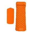 thumbnail image 1 of DYNWAVECA Tapis de Couchage de Camping Gonflable Tapis de Couchage Compact Confortable Matelas Pneumatique de Camping avec Pompe Intégrée pour la Randonnée Sac au Dos Voyage Orange, 1 of 9
