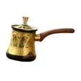 thumbnail image 4 of Tnarru Turkish Coffee Pot Chocolate Butter Milk Cup W Anti Overflow Spout Turkish Coffee Maker Saucepan for Milk for Kitchen Camping 72ml, 4 of 8