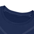 thumbnail image 4 of Men's Printed Compression Shirts Short Sleeve Quick Dry Stretch Athletic Workout Training Running Muscle Shirts Navy XXXL, 4 of 6