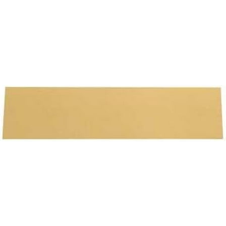 Blank Brass Engraving Plate 1.5in x 5.875in