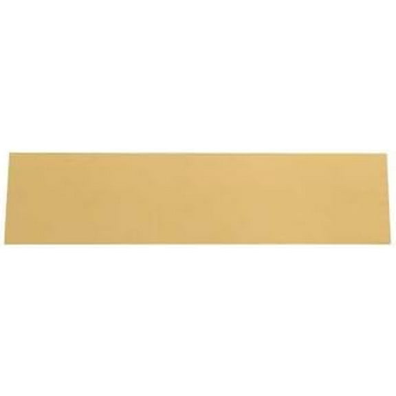 Blank Brass Engraving Plate 1.5in x 5.875in