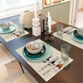 thumbnail image 6 of Placemats Set of 4 / 6, Halloween Gnomes1 Placemats for Dining Table Indoor/Outdoors Heat Resistant Washable Placemats 18" x 12", 6 of 8