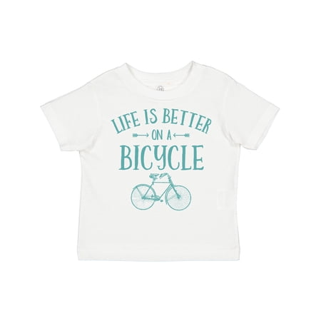 Inktastic Life s Better on a Bicycle Girls Toddler T-Shirt price history on PriceWatchPro