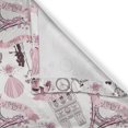 thumbnail image 4 of Ambesonne Eiffel Tower Valance Pack of 2, Paris Honeymoon, 54"X12", Pale Pink White, 4 of 5