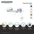 thumbnail image 5 of Kingston Brass BA2718BB Toilet Paper Holder in Brushed Brass, 5 of 6