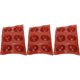 thumbnail image 5 of Molde de silicona semiesférica de 3 piezas para hornear, chocolate caliente, pasteles, postres, gelatina, mousse, L6, semiesfera, 58085, 5 of 14