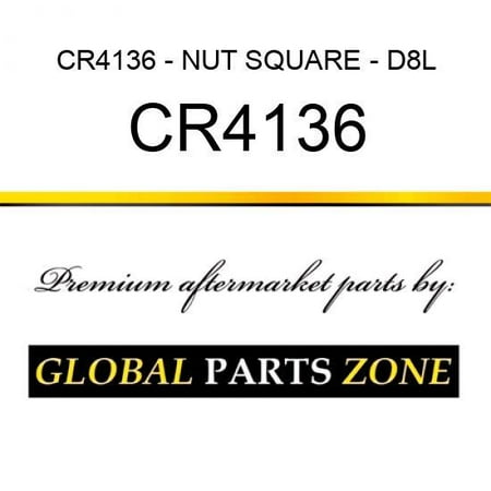 

CR4136 - NUT SQUARE - D8L/N TRACK 7/8 fits Caterpillar (CAT)