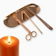 thumbnail image 3 of serony 4 - 1 Stainless Steel Wick Snuffer Tool Snuffer Wick Candle 3 in 1 Trimmer Rose Gold, 3 of 8