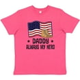 thumbnail image 3 of Inktastic Military Daddy Always My Hero Youth T-Shirt, 3 of 5