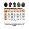 thumbnail image 4 of Frontwalk Mens T Shirts Solid Color T-shirt Long Sleeve Tops Men Fashion Pullover Crew Neck Basic Tee Army Green L, 4 of 4