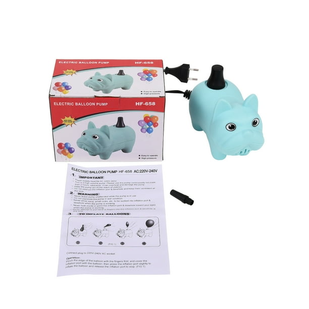Inflador de globos eléctrico portátil - Bomba de globo de modelado de animales recargable Sywqhk libre de BPA